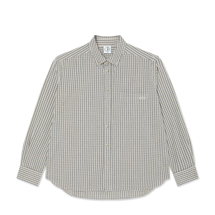 Ben LS Shirt - Ivory Check