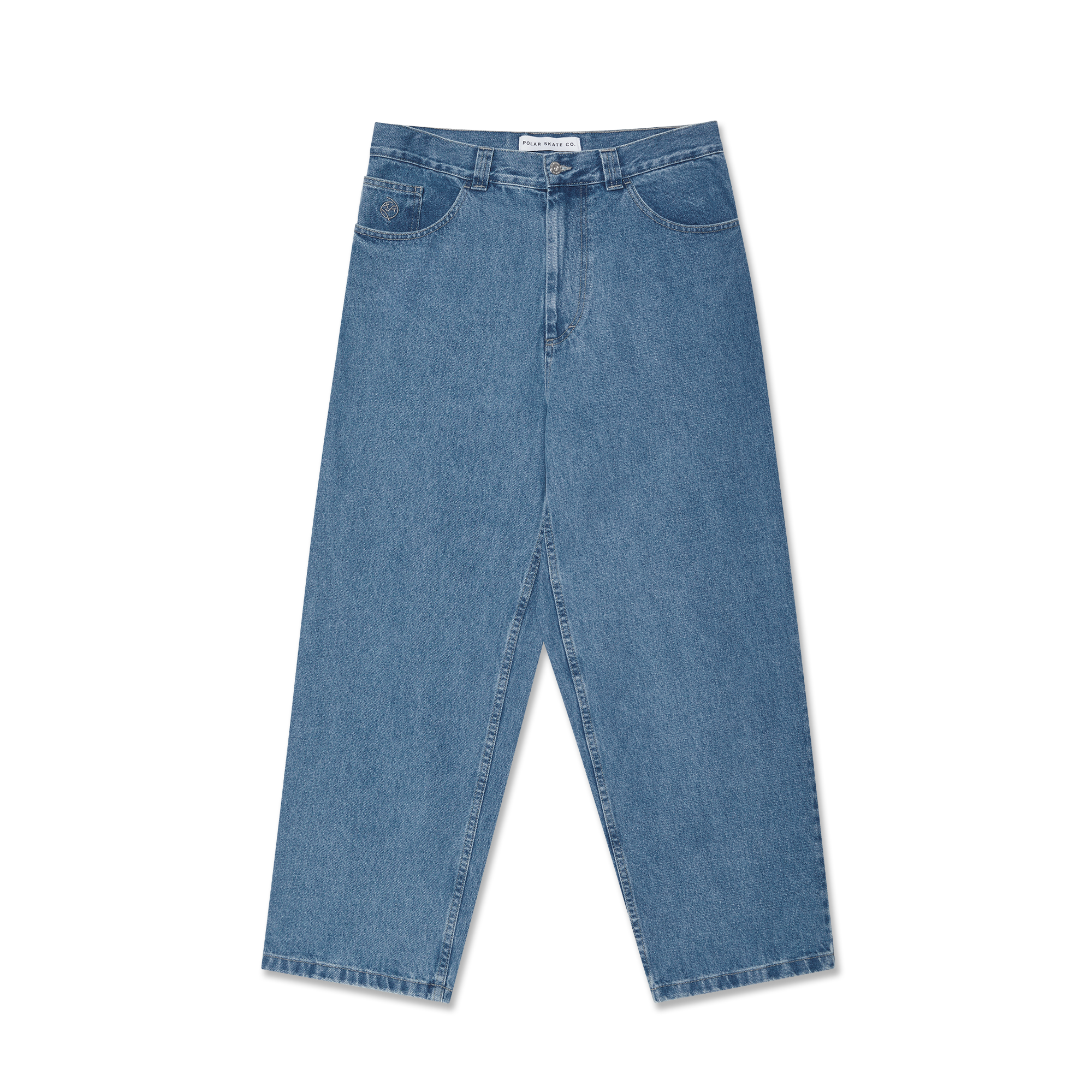 Big Boy Pants - Mid Blue – Polar Skate Co. Big Boy Pants - Mid Blue – Polar Skate Co.