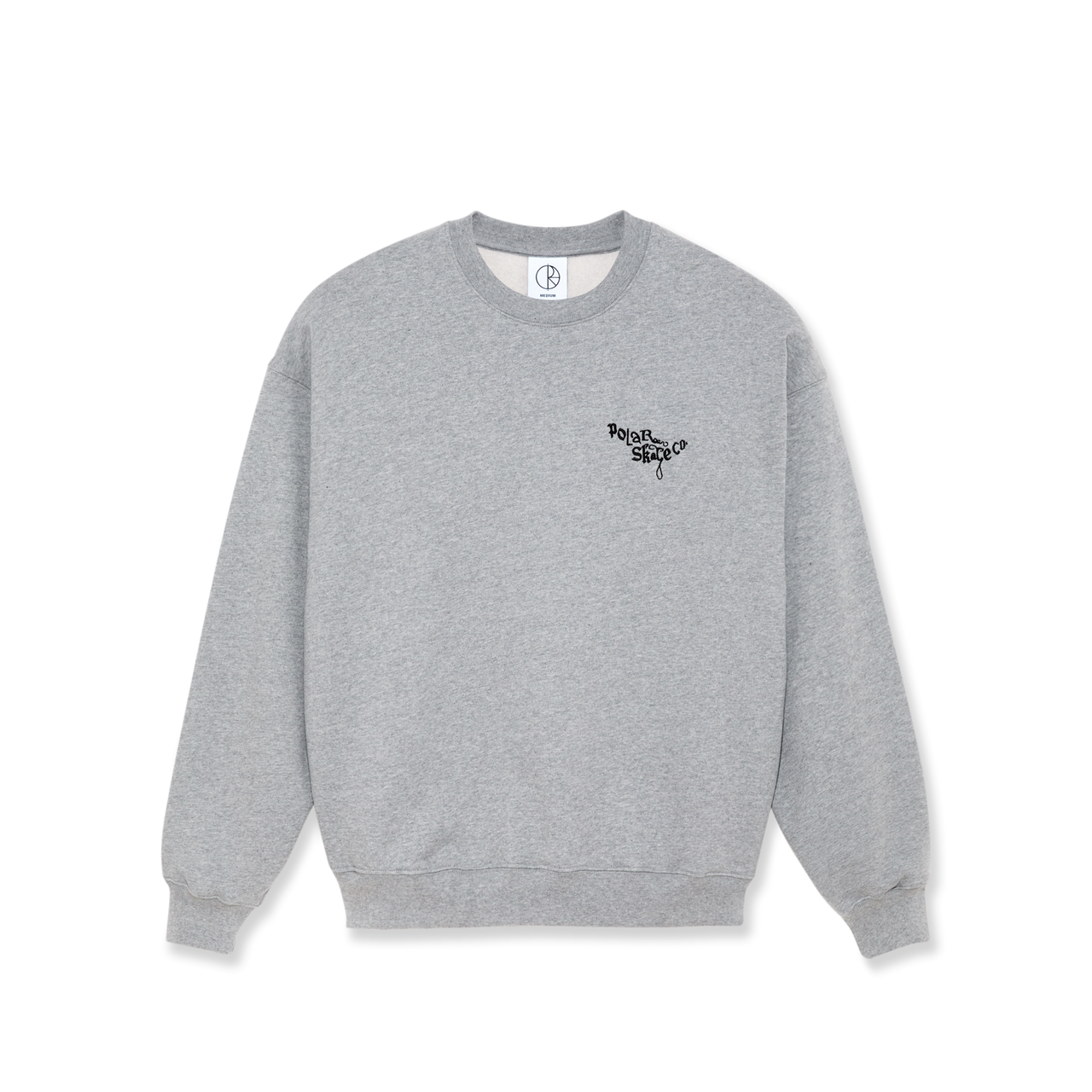 Ornament Logo Crewneck - Heather Grey