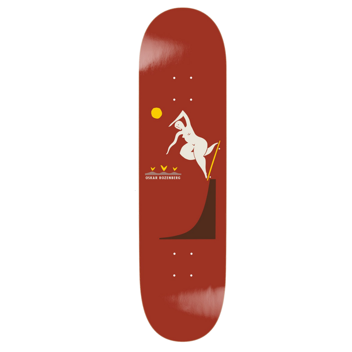 Deck | Oskar Rozenberg - Bs Noseblunt - Burnt Red