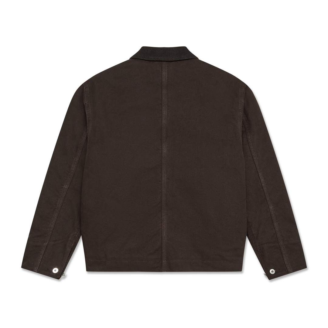 Cliff Jacket With Quilted Lining - Chocolate