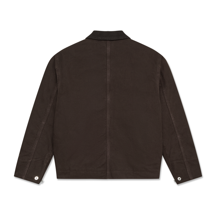 Cliff Jacket With Quilted Lining - Chocolate