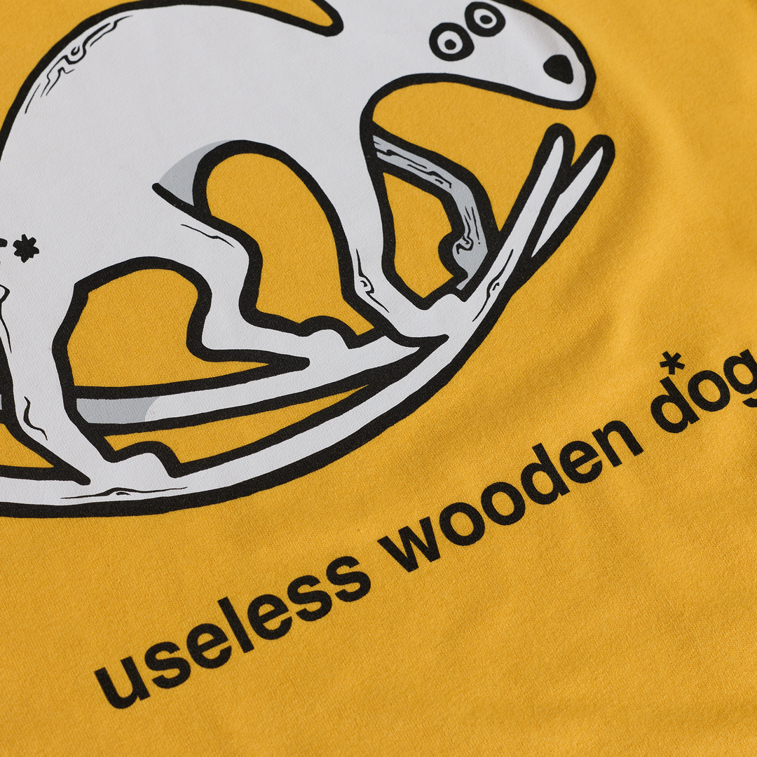 Tee | Useless Wooden Dog - Yellow