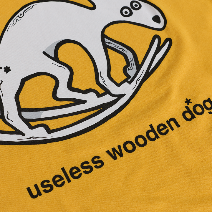 Tee | Useless Wooden Dog - Yellow