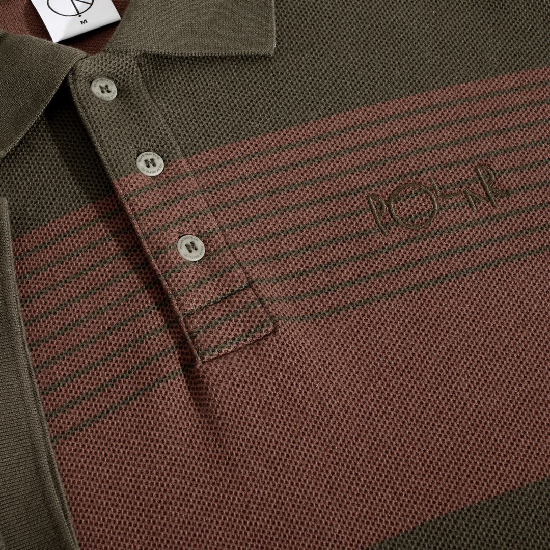 Surf Polo Shirt - Dirty Black/Brownstone