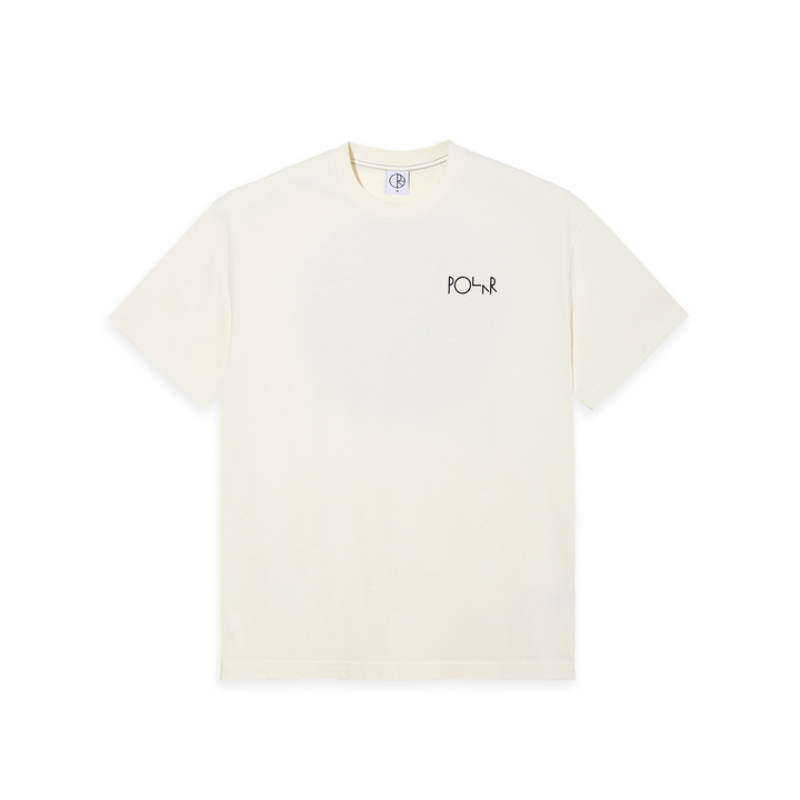 Contrast Tee | Fill Logo - Ivory/Black