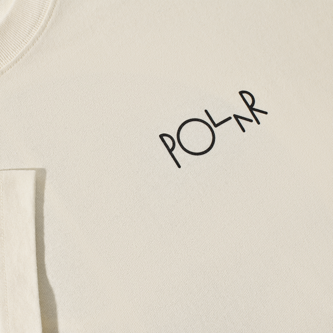 Contrast Tee | Fill Logo - Ivory/Black