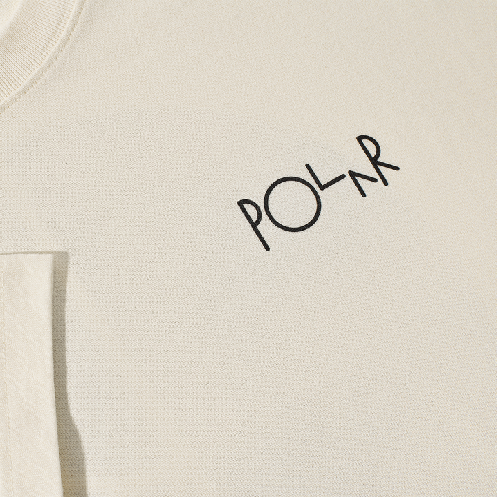 Contrast Tee | Fill Logo - Ivory/Black
