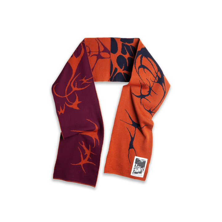 Salim Scarf | Tribal - Burnt Orange