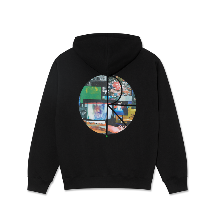 Dave Hoodie | Fill Logo | Ourselves Collage - Black