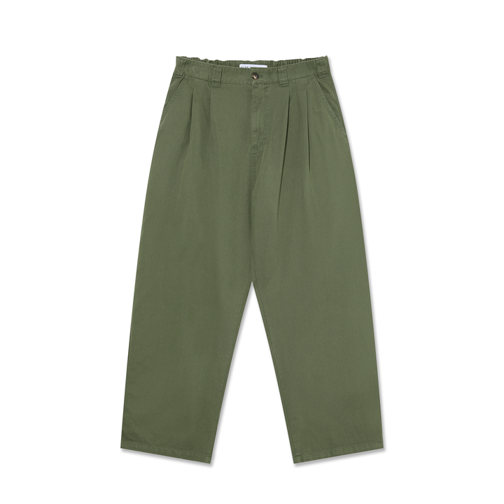 Railway Chinos - Grey Green