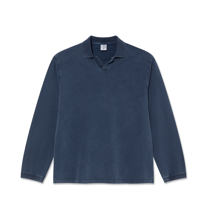 Serge Polo LS Shirt - Blue