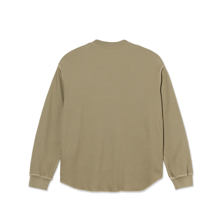 Dylan LS Tee - Khaki Green/Taupe