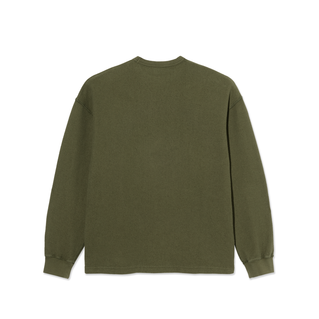 Reversed Sweater - Army Green