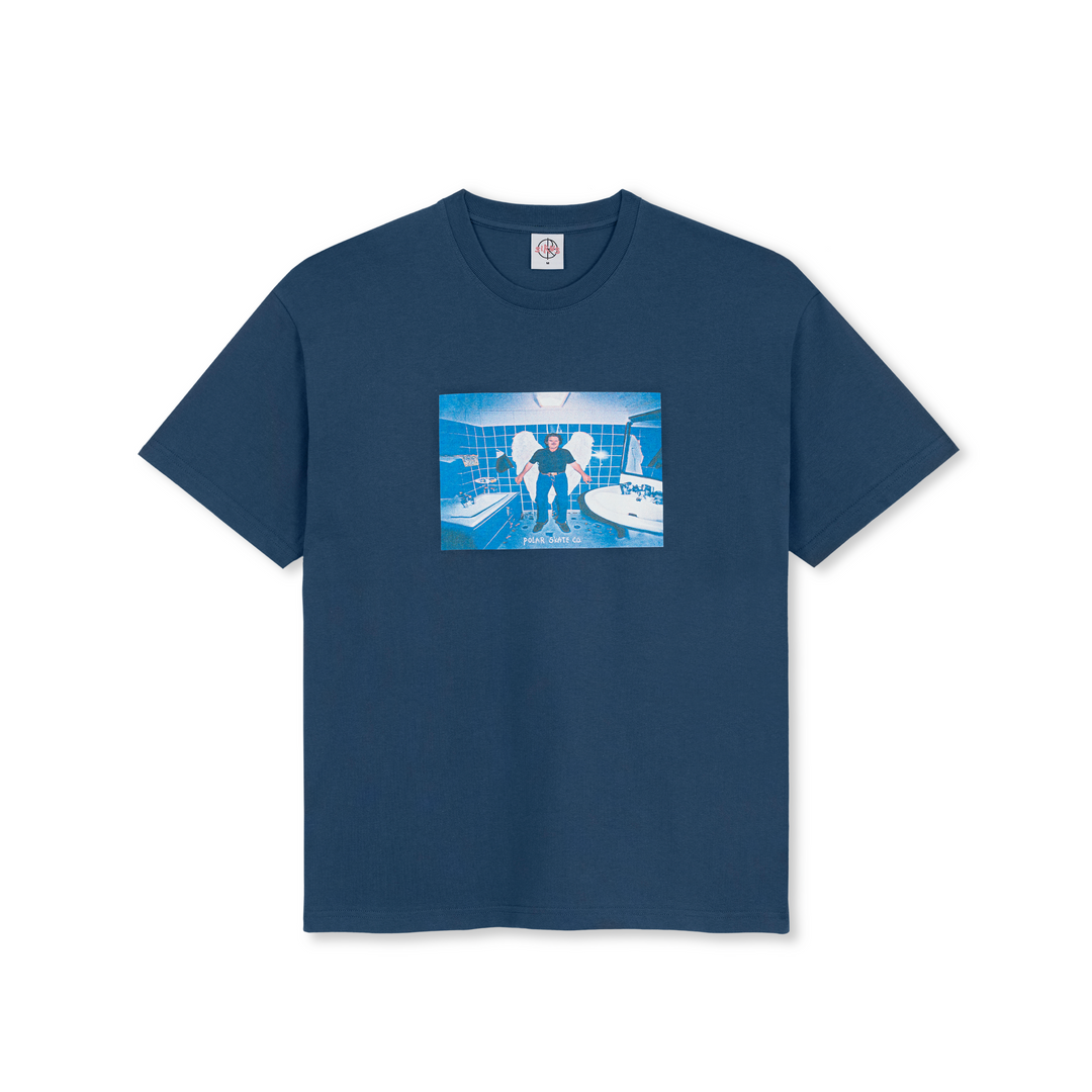 Tee | Angel Man - Grey Blue