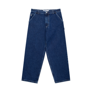 Big Boy Work Pants - Dark Blue w/ White Stitching