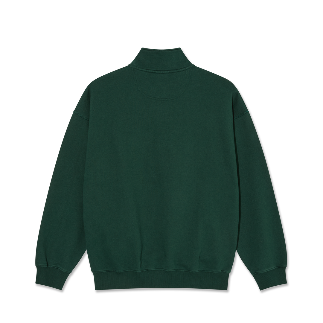 Frankie Half Zip Sweater - Dark Emerald