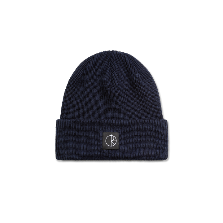 Double Fold Merino Beanie - Navy