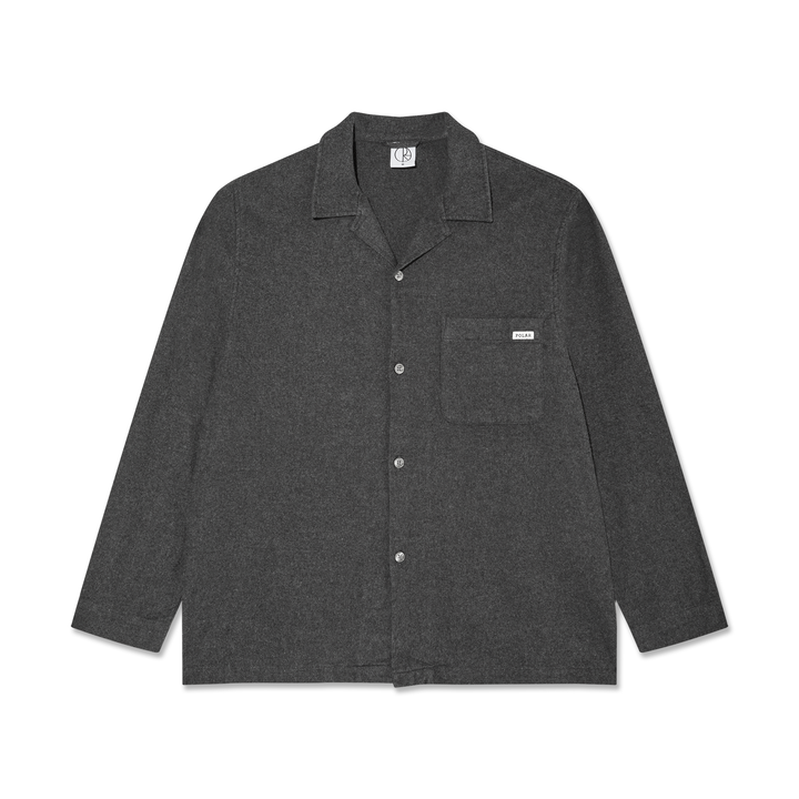 Tony LS Shirt | Flannel - Dark Grey