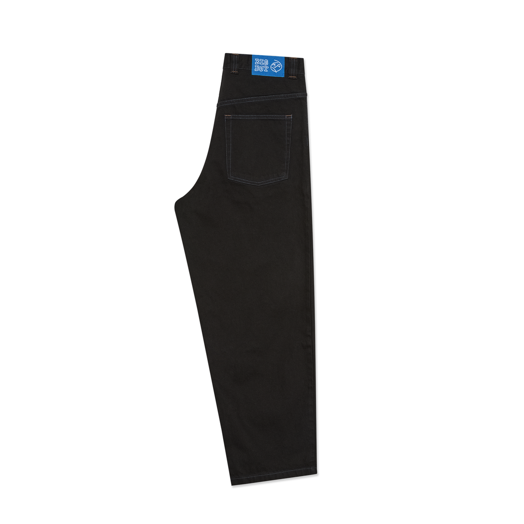 Big Boy Pants (Black/Blue Stitching)