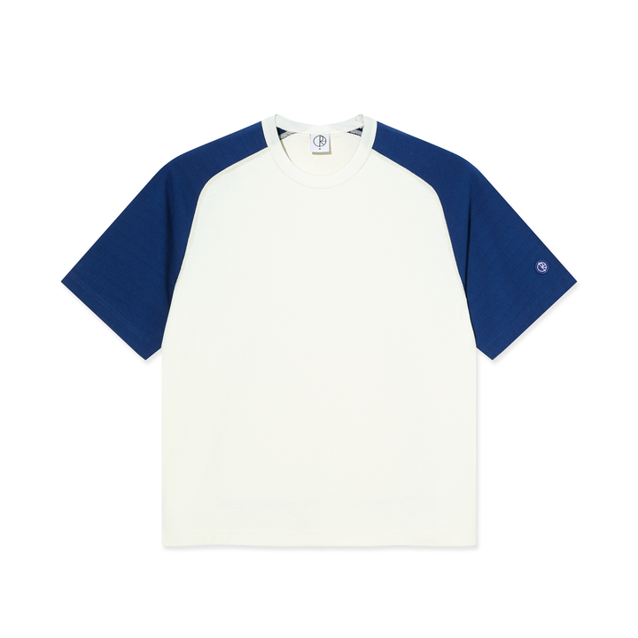 Doe Tee - Ivory/Ultramarine