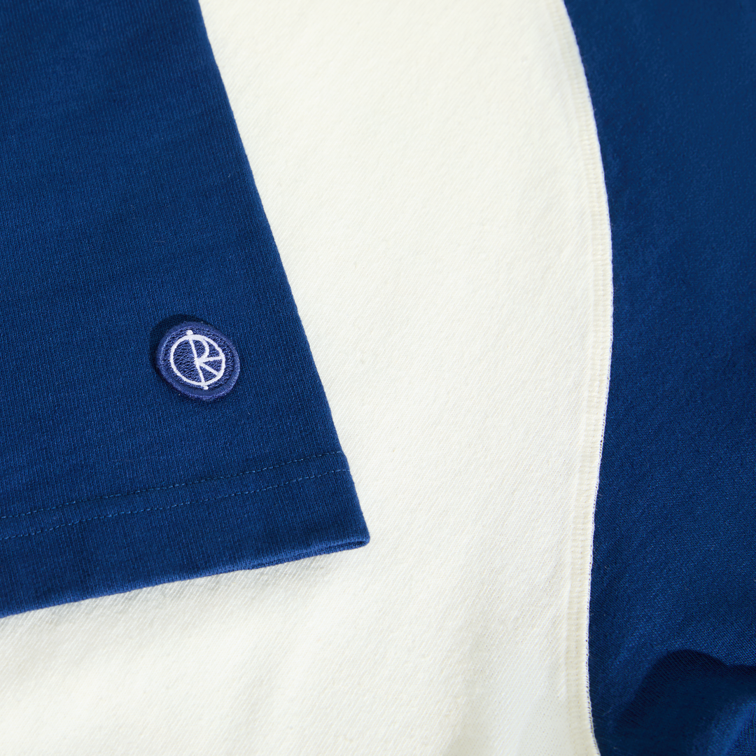 Doe Tee - Ivory/Ultramarine