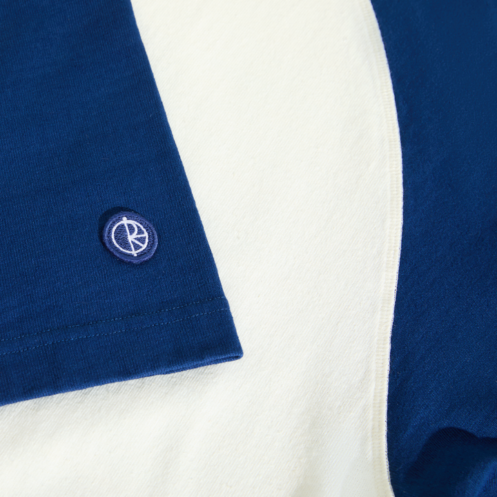 Doe Tee - Ivory/Ultramarine