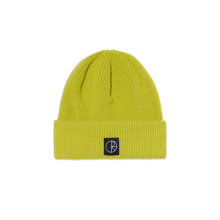 Double Fold Merino Beanie - Moss Green