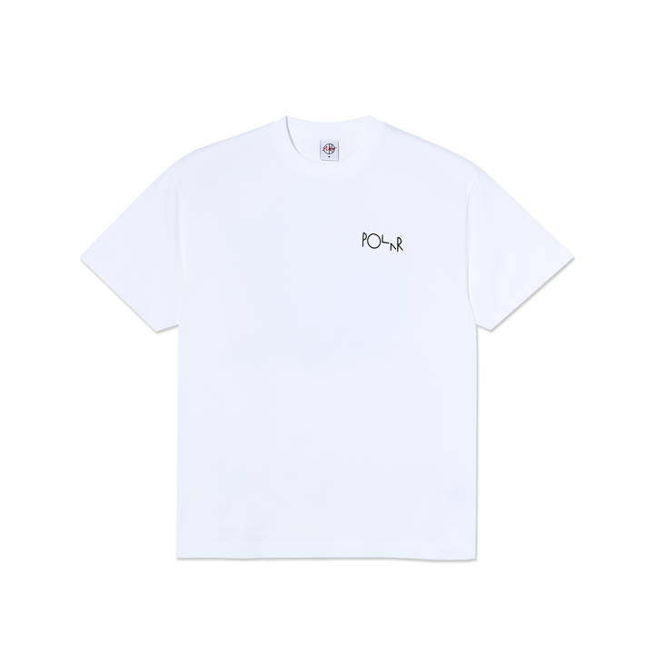 Fill Logo Tee | Happy Sad - White