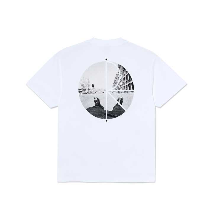 Fill Logo Tee | Happy Sad - White