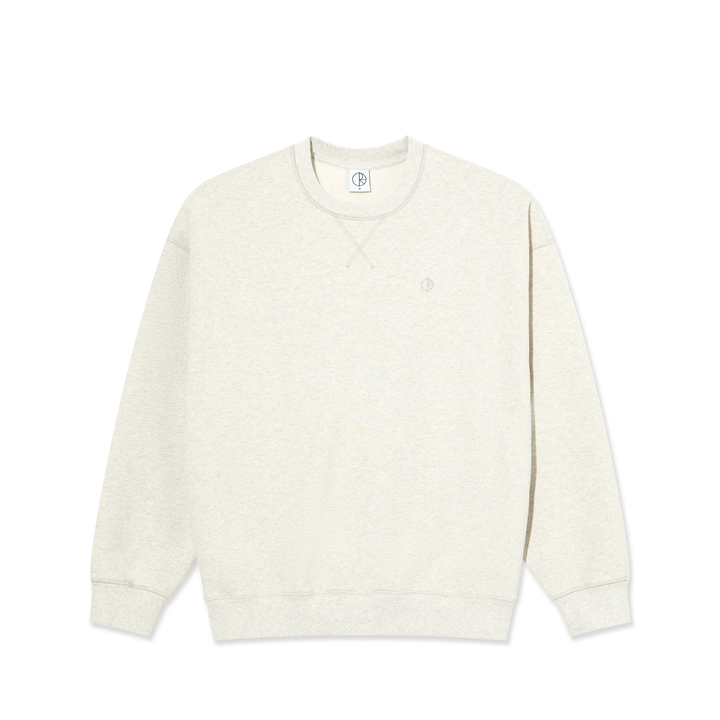 Frankie Crewneck - Ivory Grey Melange