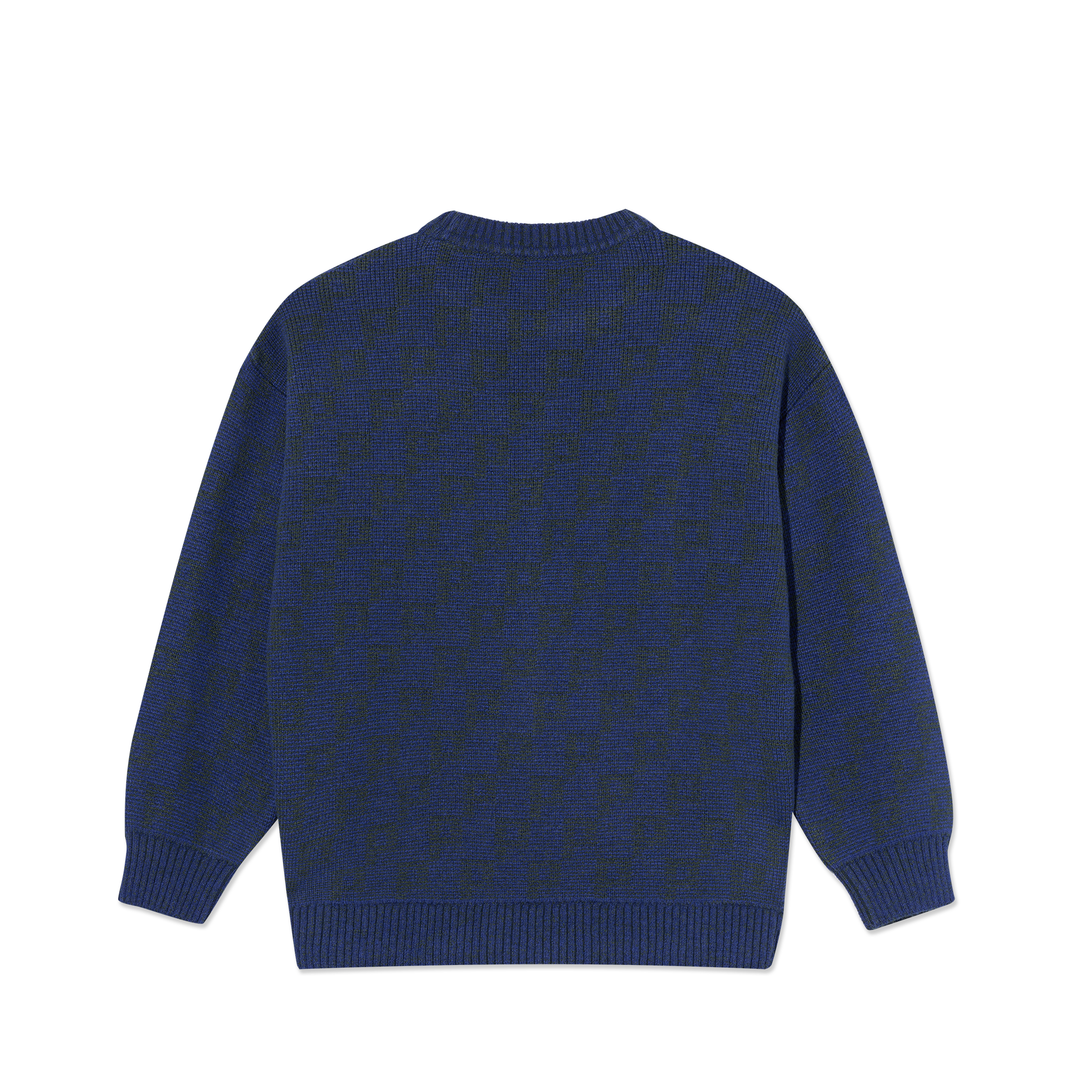 George Sweater | P Pattern - Blue/Green