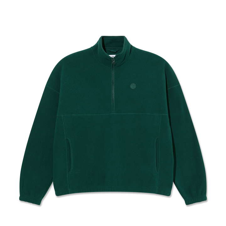 Ivan Half Zip Sweatshirt - Dark Emerald