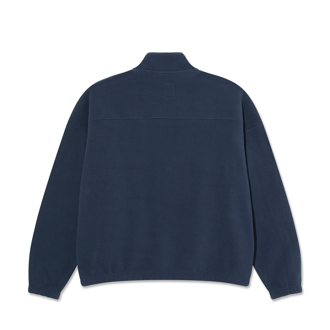 Ivan Half Zip Sweatshirt - Grey Blue