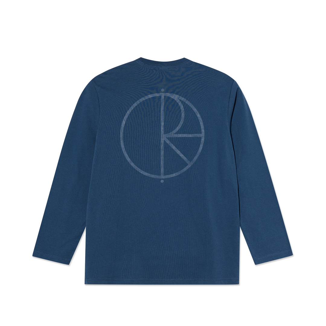 Steve Tee LS | Stroke Logo - Space Blue
