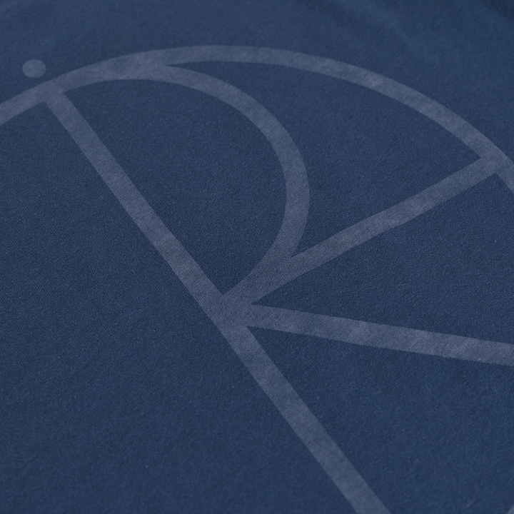 Steve Tee LS | Stroke Logo - Space Blue