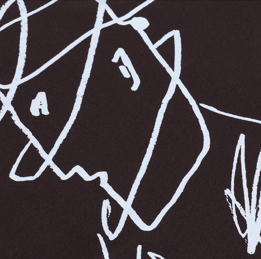 LS Tee|Tied Up (Washed Chocolate)