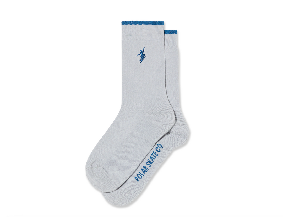 Business Socks | No Complies Forever - Silver/Blue