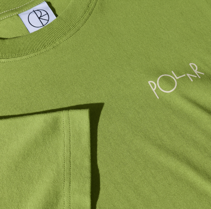 Contrast Tee I Stroke Logo - Peridot