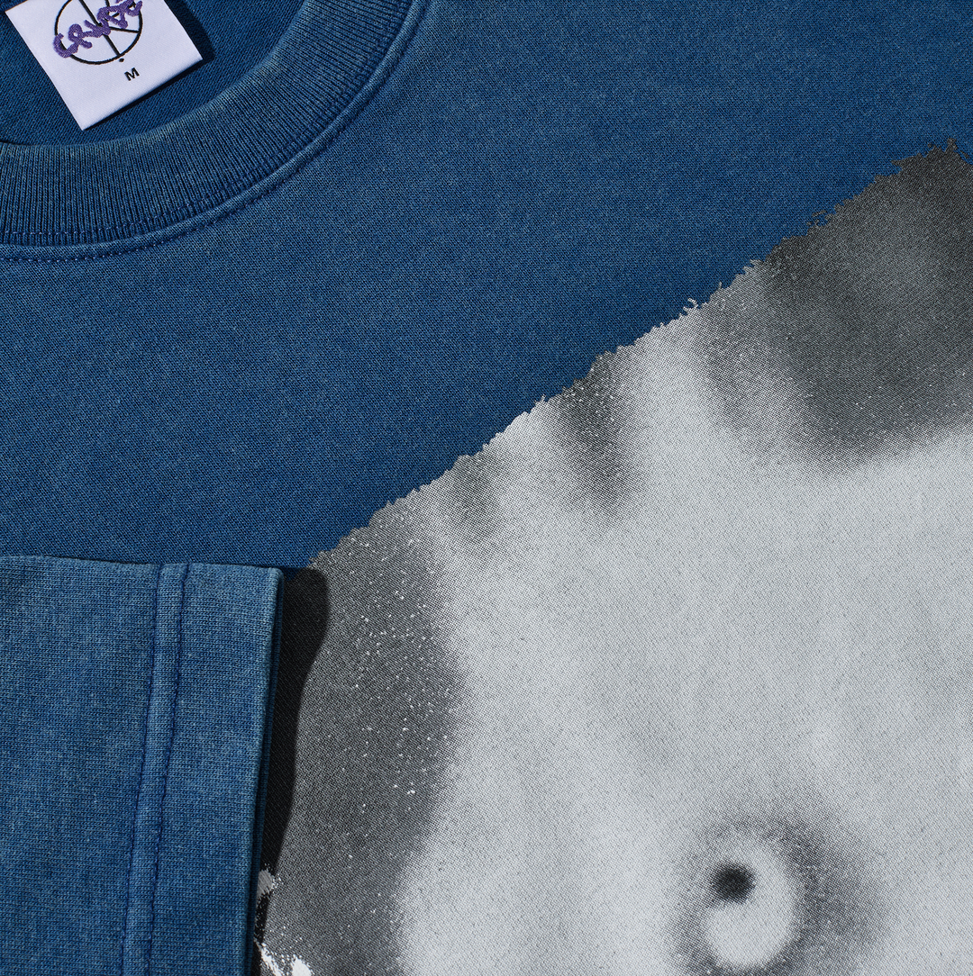 Tee | Rabbit - Washed Blue