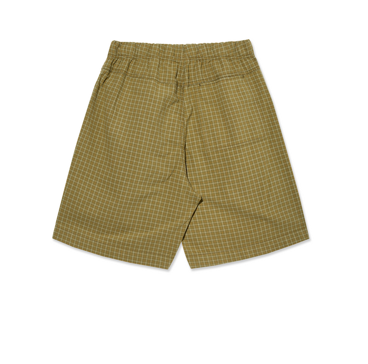 Hike Shorts | Cotton - Olive Check