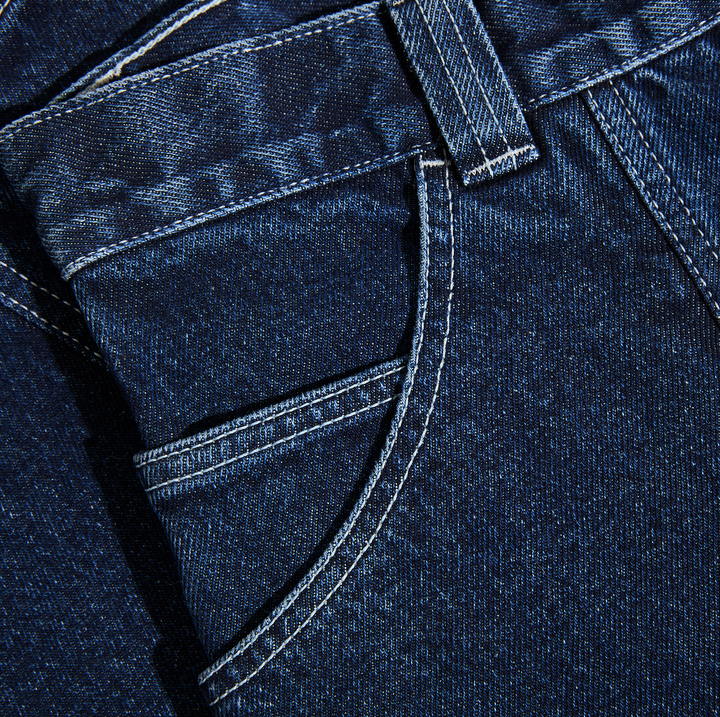 Jiro Shorts - Dark Blue w/ White Stitching
