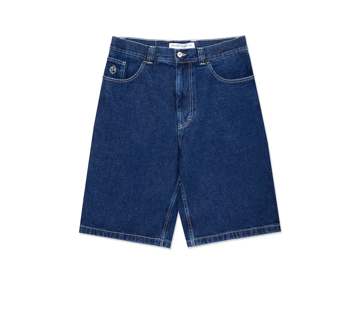 Big Boy Shorts - Dark Blue w/ White Stitching