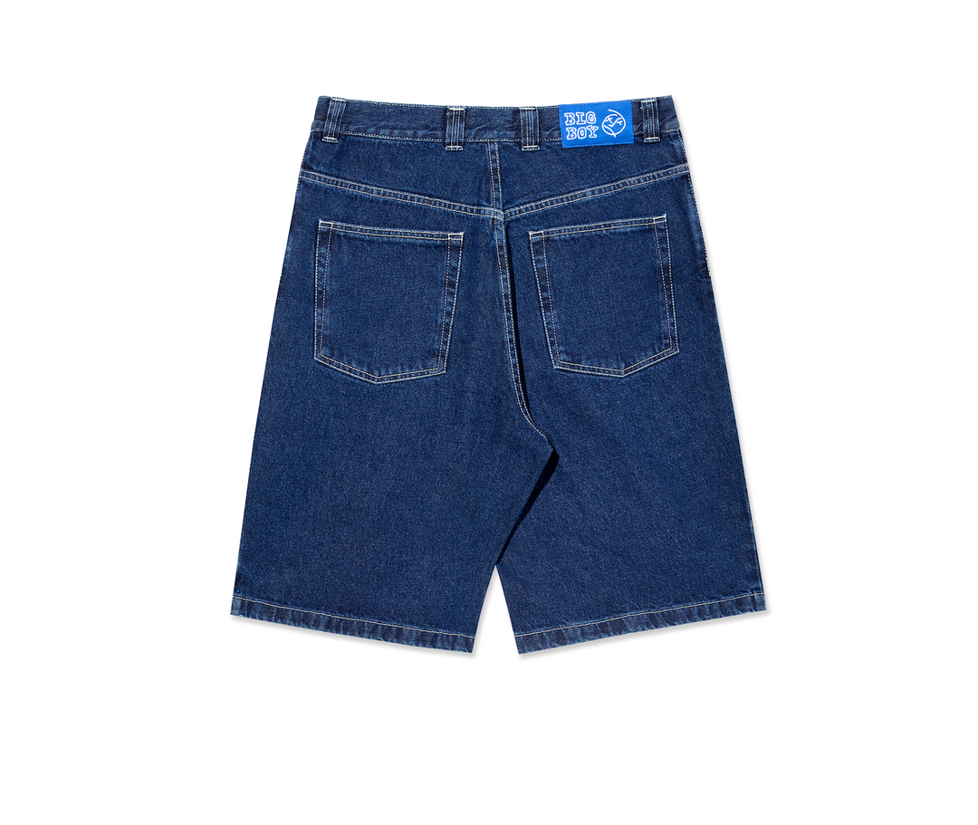Big Boy Shorts - Dark Blue w/ White Stitching