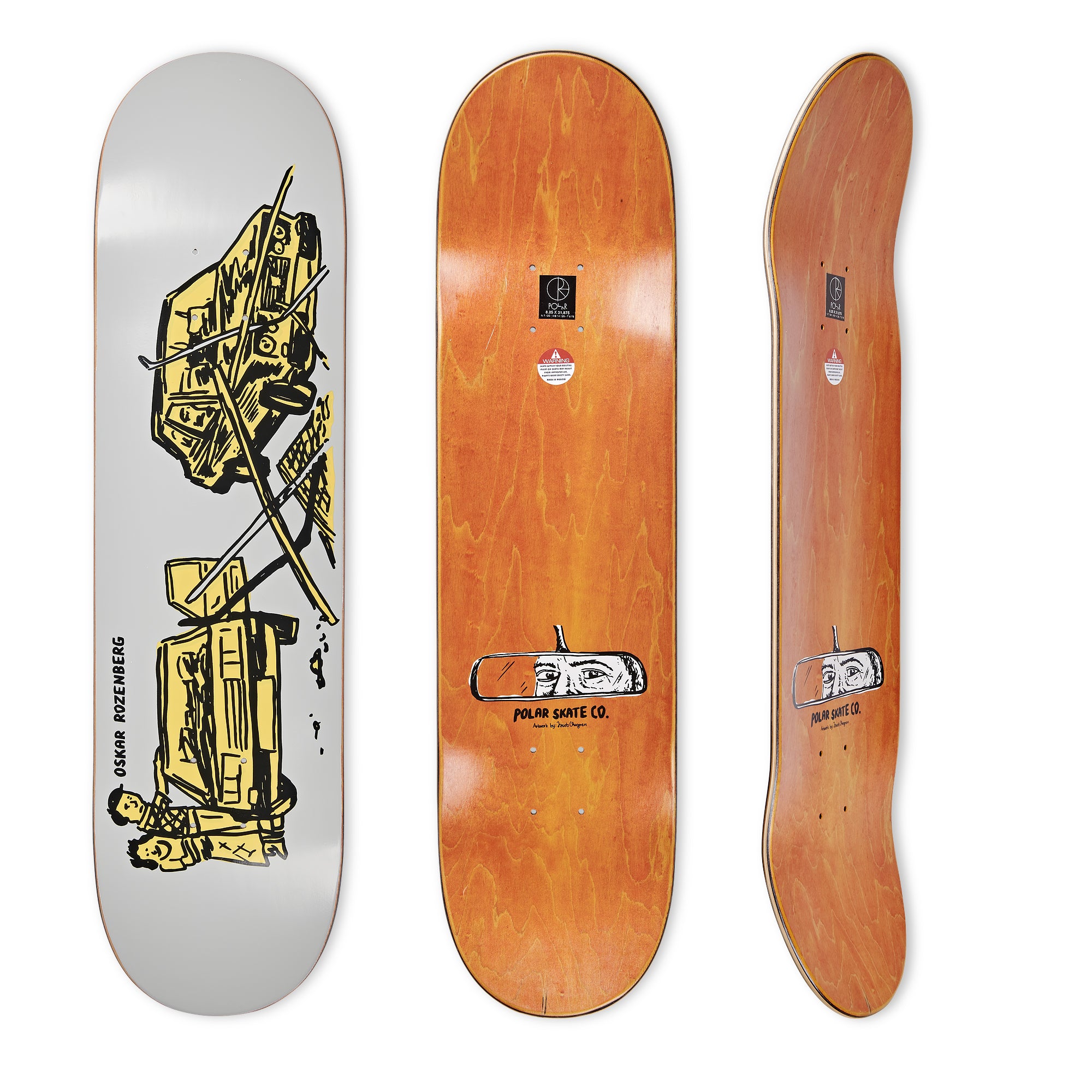 Deck | Oskar Rozenberg - Drivers License - Grey – Polar