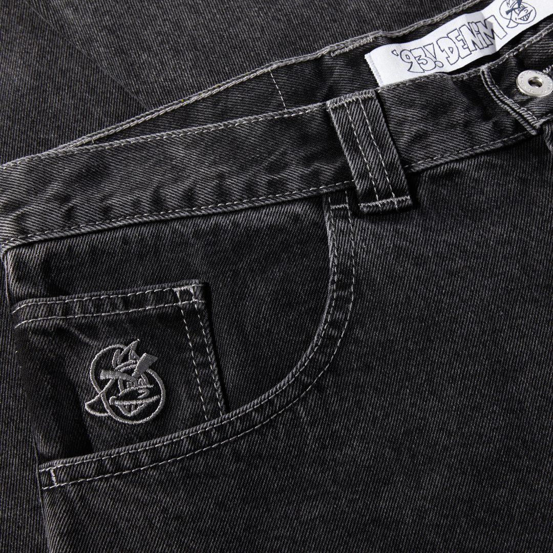 93 Pants - Silver Black - OLD LOGO