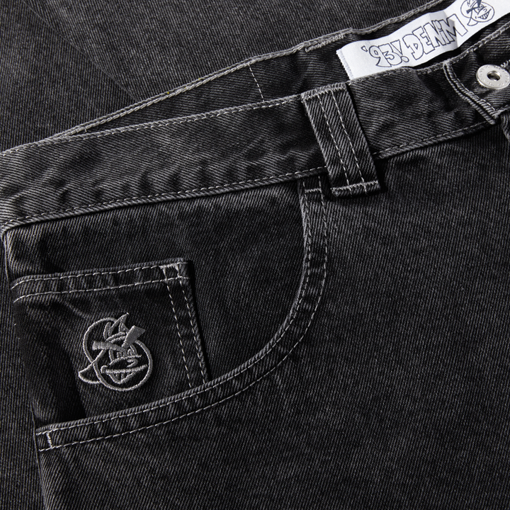 93 Pants - Silver Black - OLD LOGO