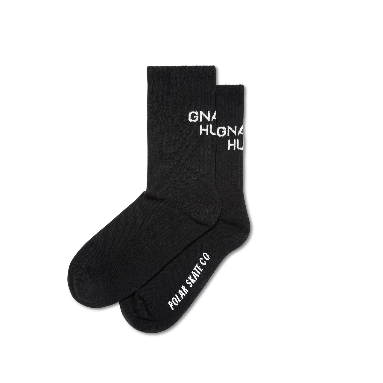 Rib Socks | Gnarly Huh! - Black
