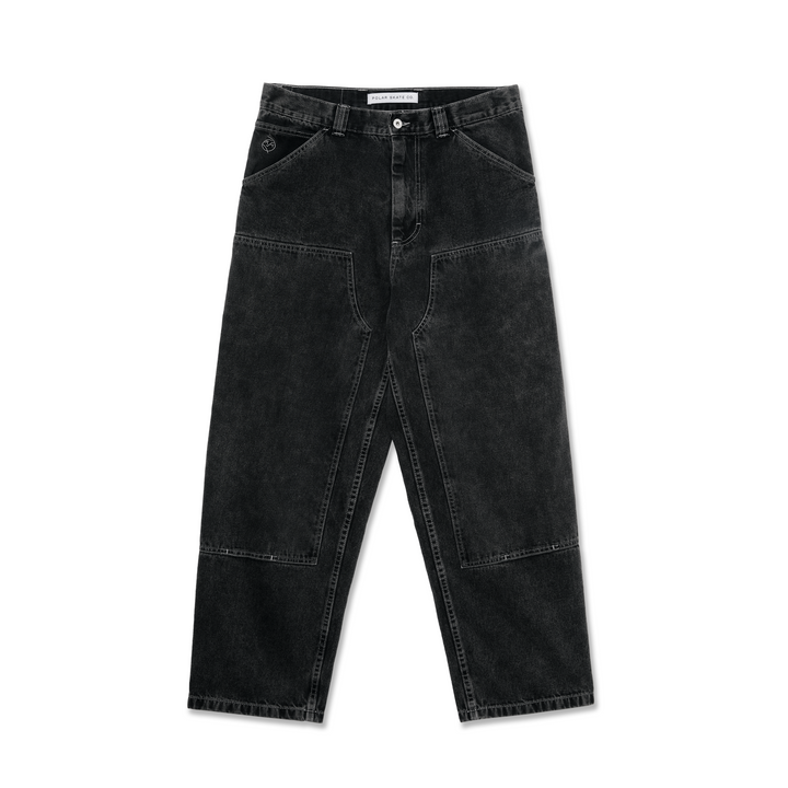 Big Boy Work Pants | Knee - Silver Black