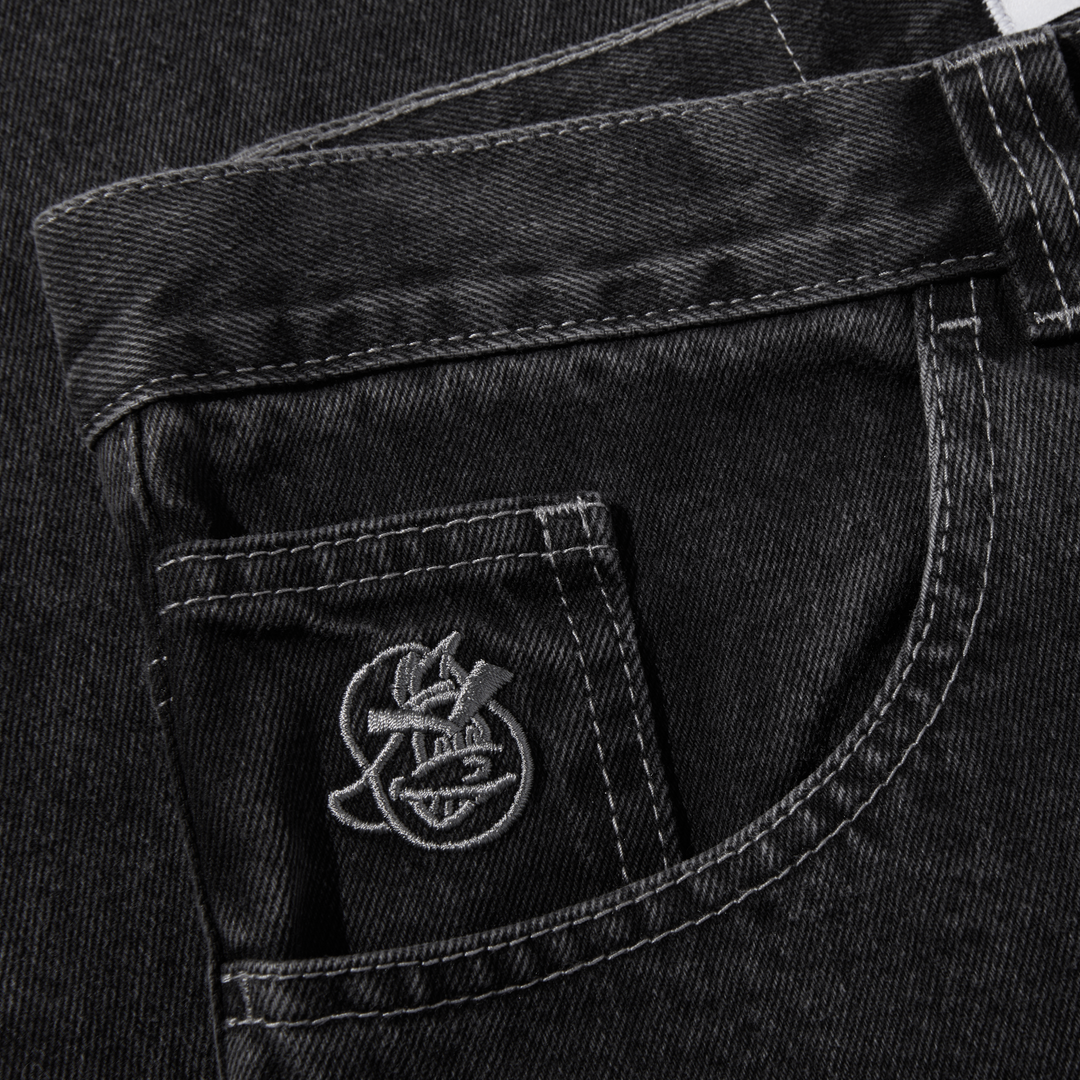 93 Pants - Silver Black
